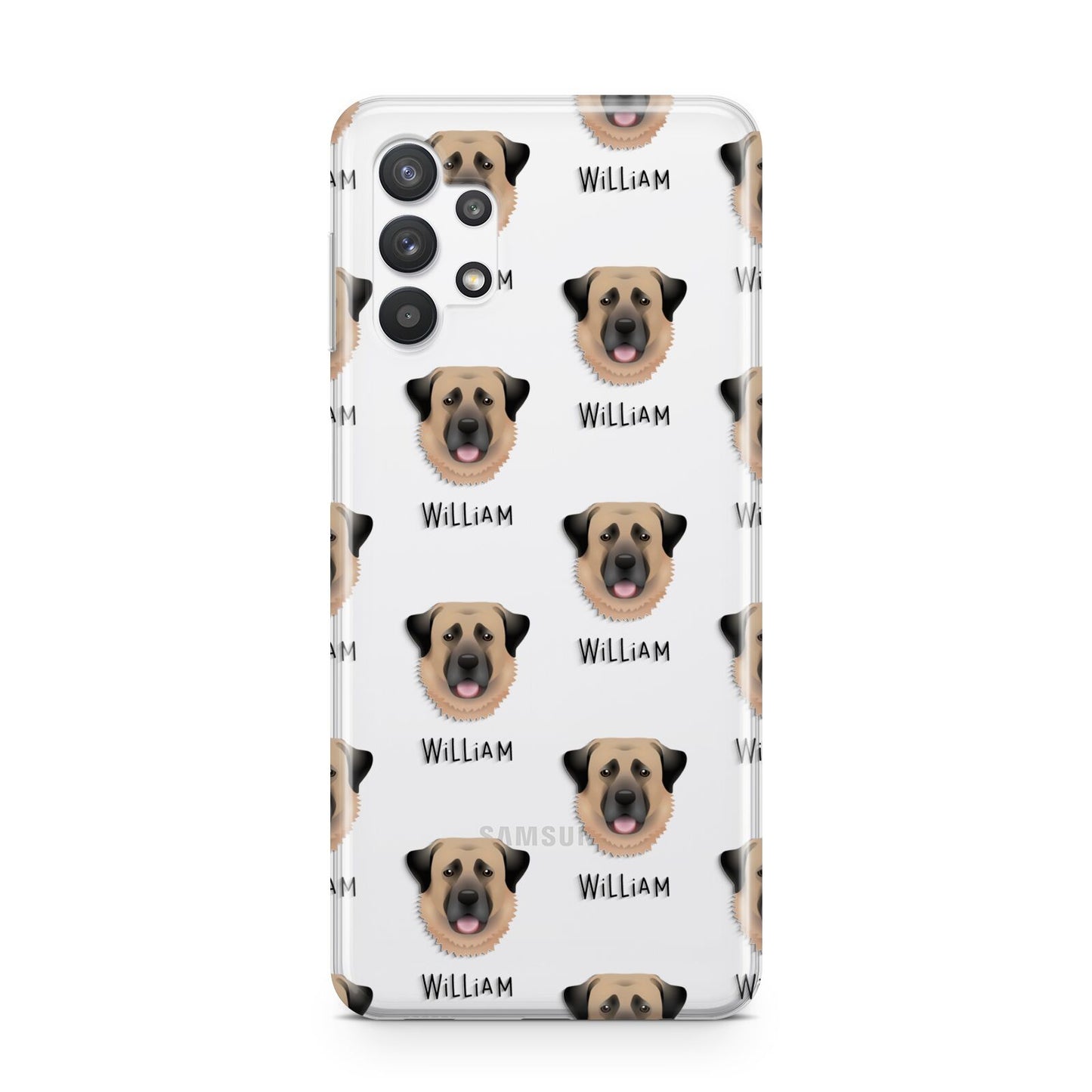 Dog Icon with Name Samsung A32 5G Case