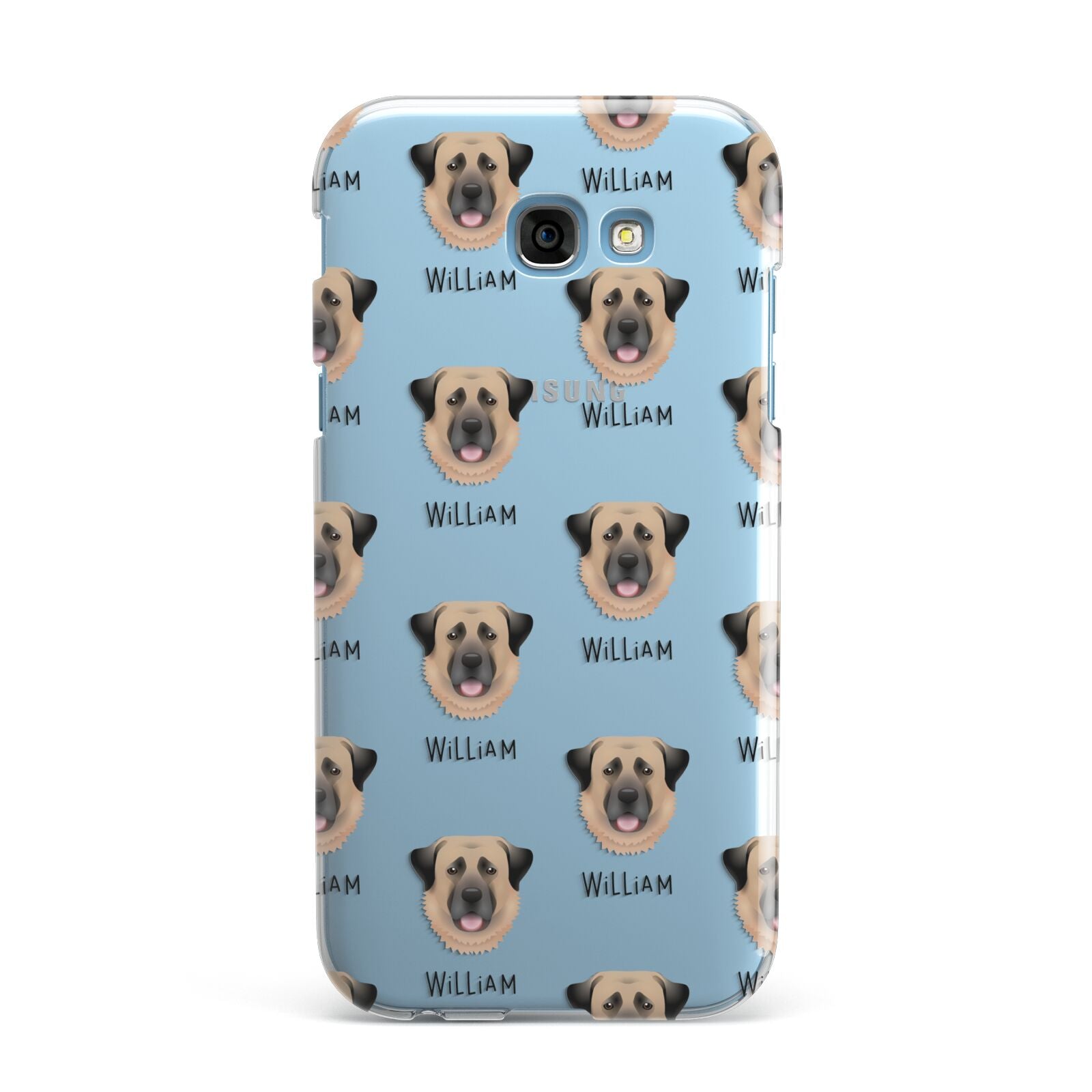 Dog Icon with Name Samsung Galaxy A7 2017 Case