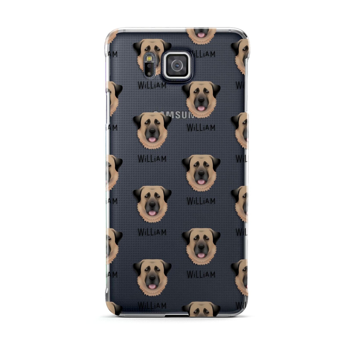 Dog Icon with Name Samsung Galaxy Alpha Case