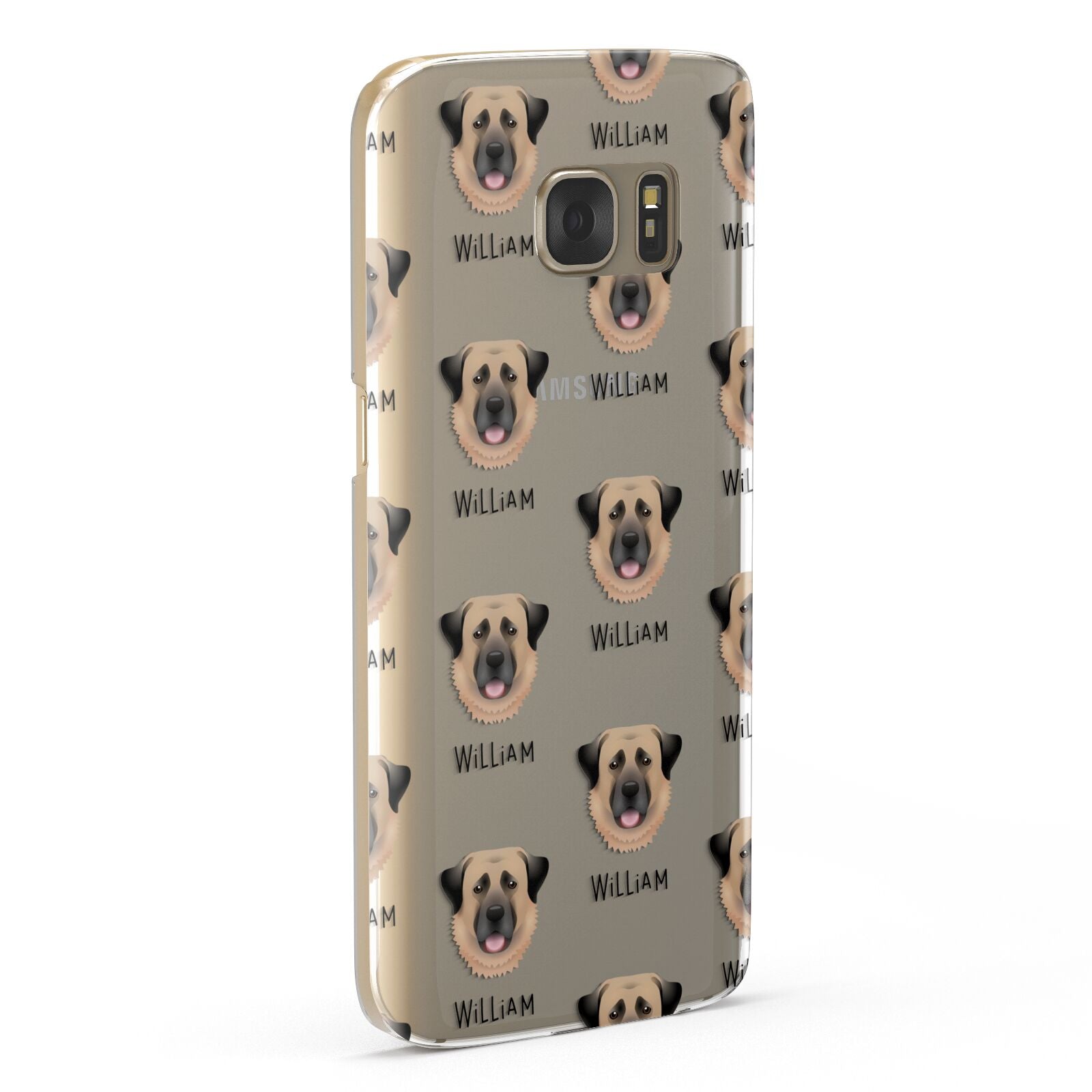 Dog Icon with Name Samsung Galaxy Case Fourty Five Degrees