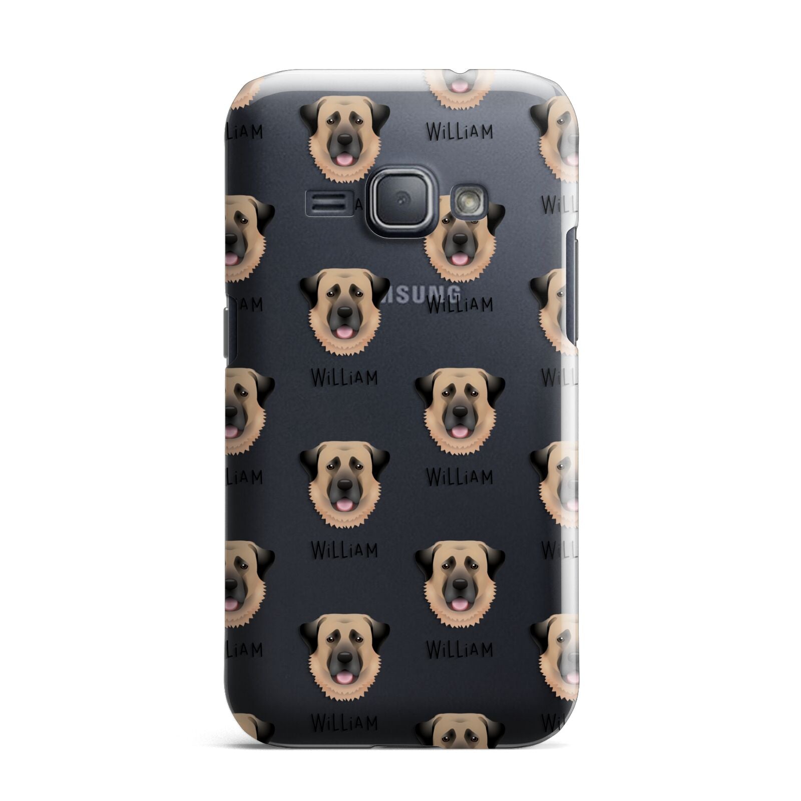 Dog Icon with Name Samsung Galaxy J1 2016 Case