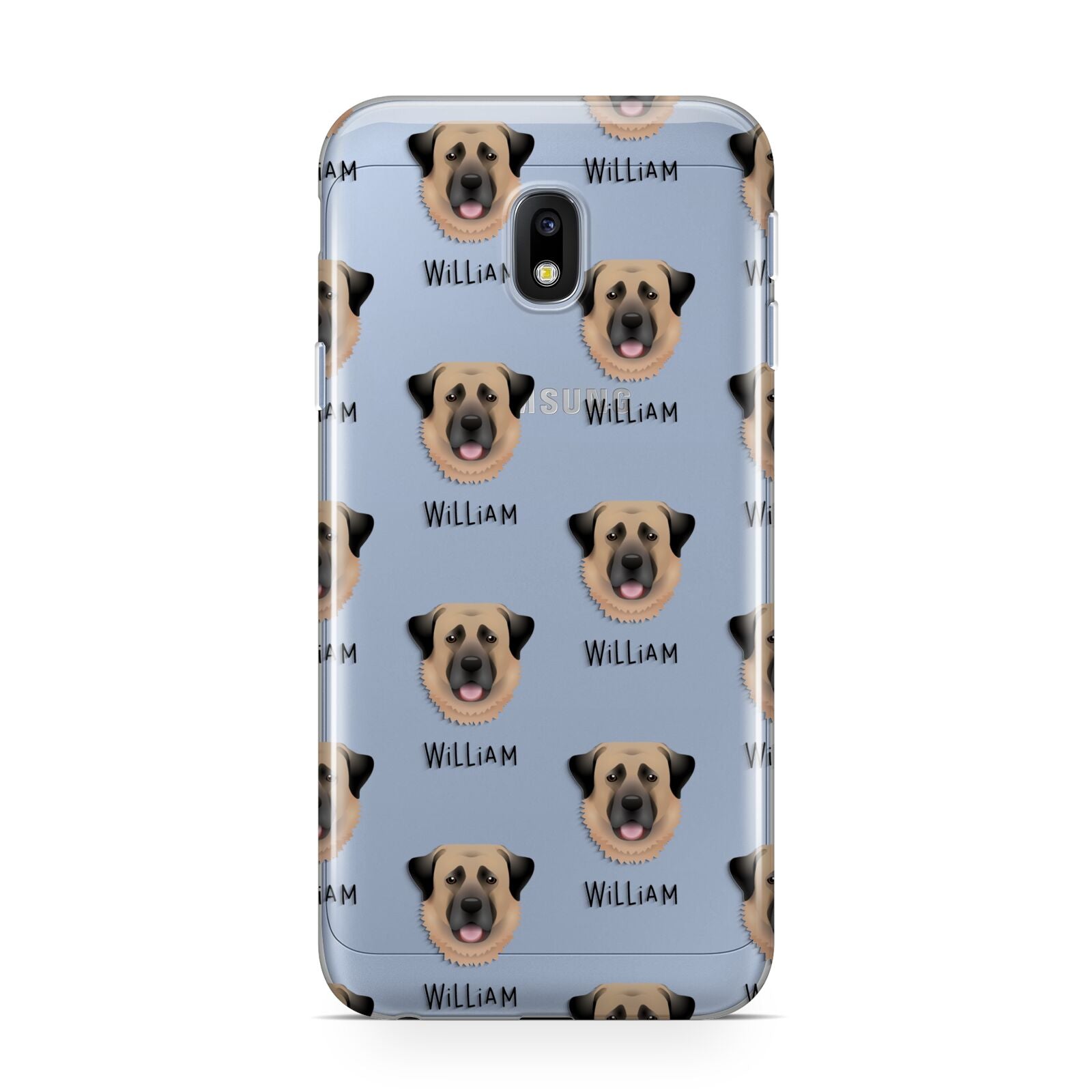 Dog Icon with Name Samsung Galaxy J3 2017 Case