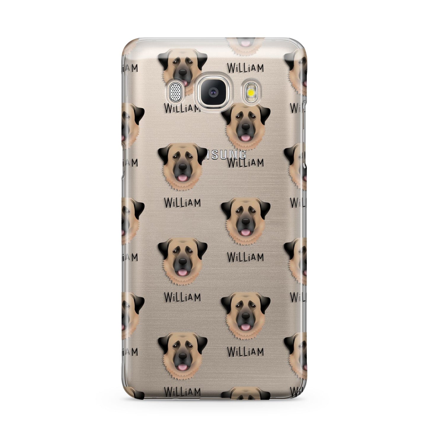 Dog Icon with Name Samsung Galaxy J5 2016 Case