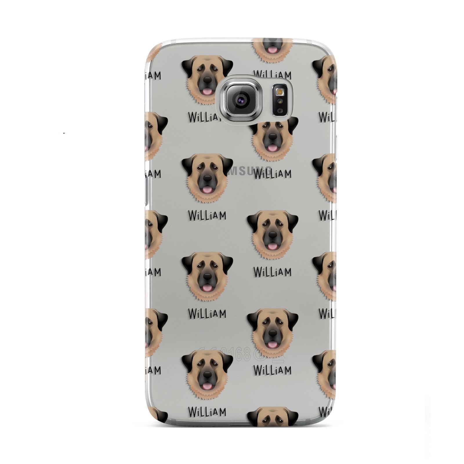 Dog Icon with Name Samsung Galaxy S6 Case