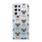 Dog Icon with Name Samsung S21 Ultra Case