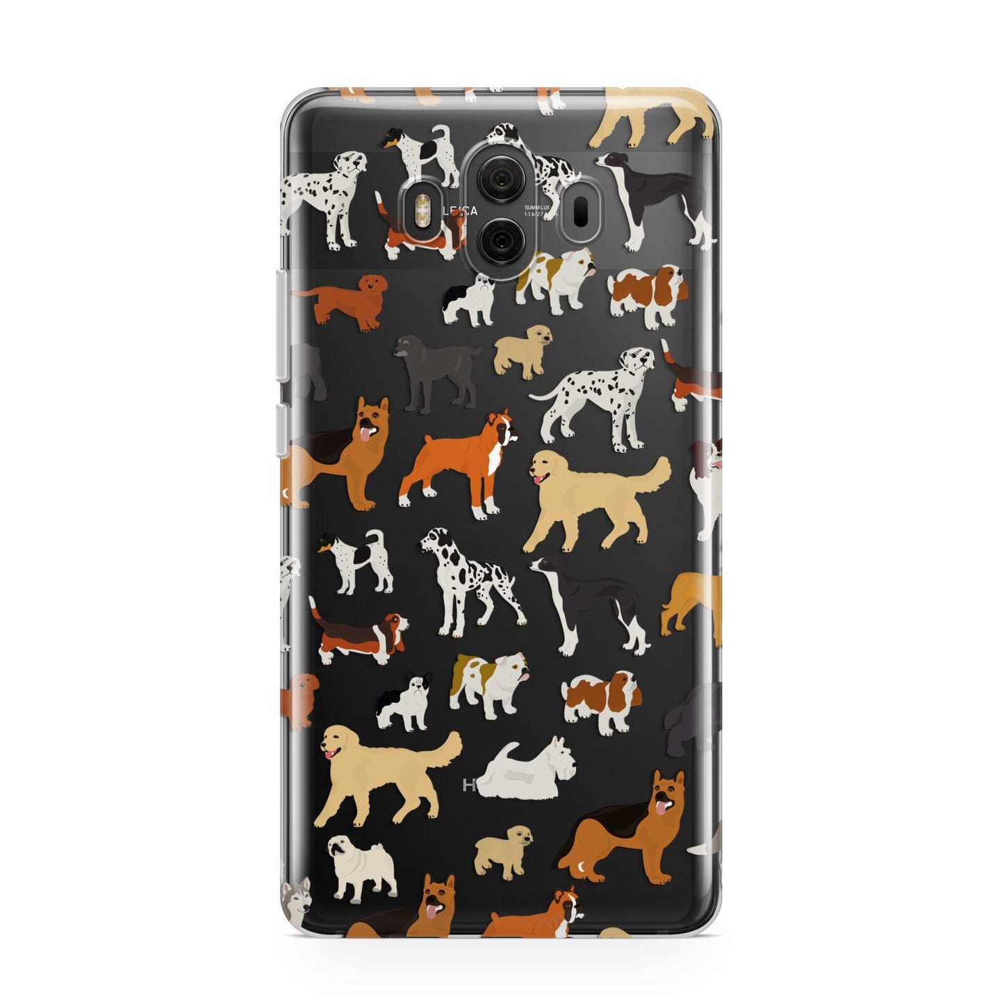 Dog Illustration Huawei Mate 10 Protective Phone Case