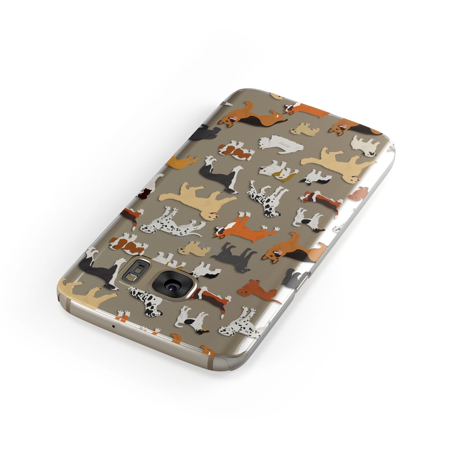 Dog Illustration Samsung Galaxy Case Front Close Up