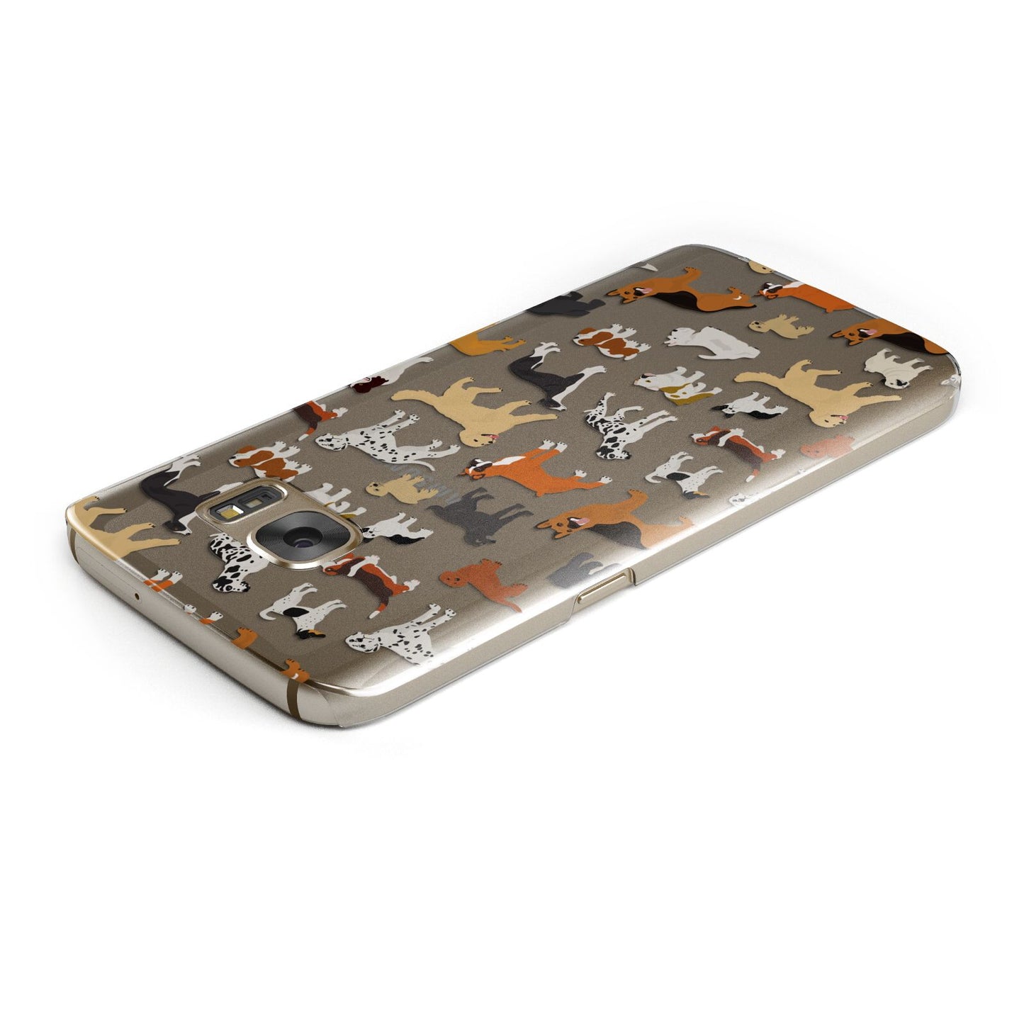 Dog Illustration Samsung Galaxy Case Top Cutout