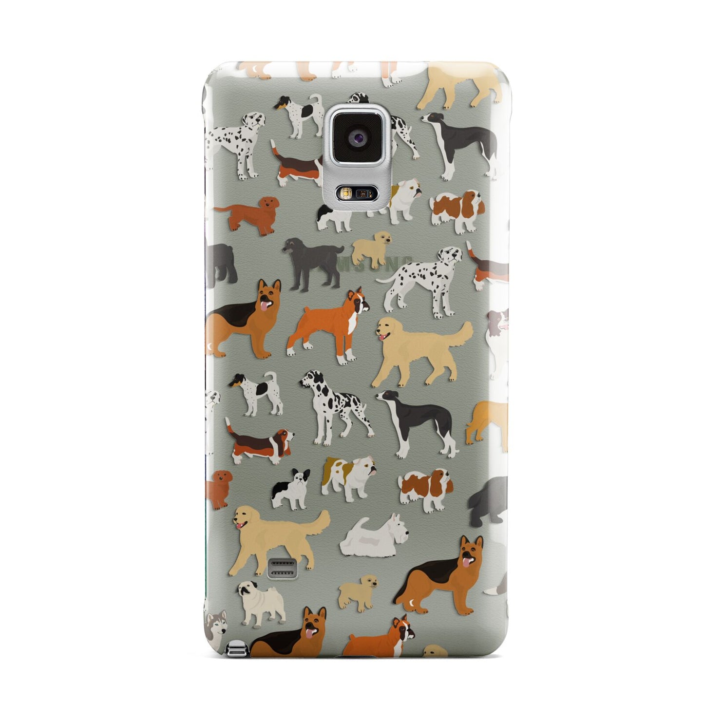 Dog Illustration Samsung Galaxy Note 4 Case