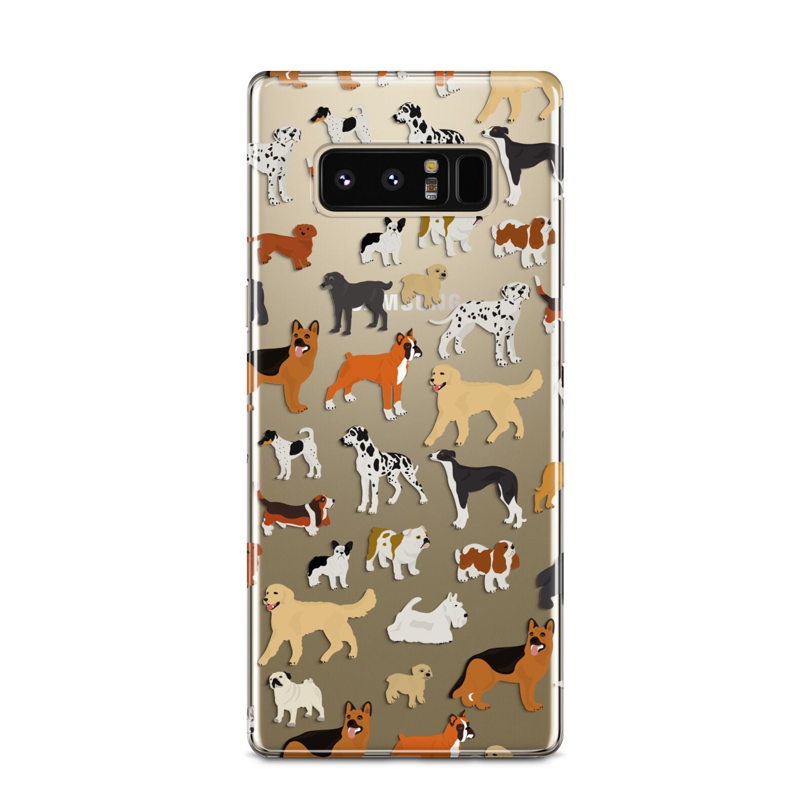 Dog Illustration Samsung Galaxy Note 8 Case