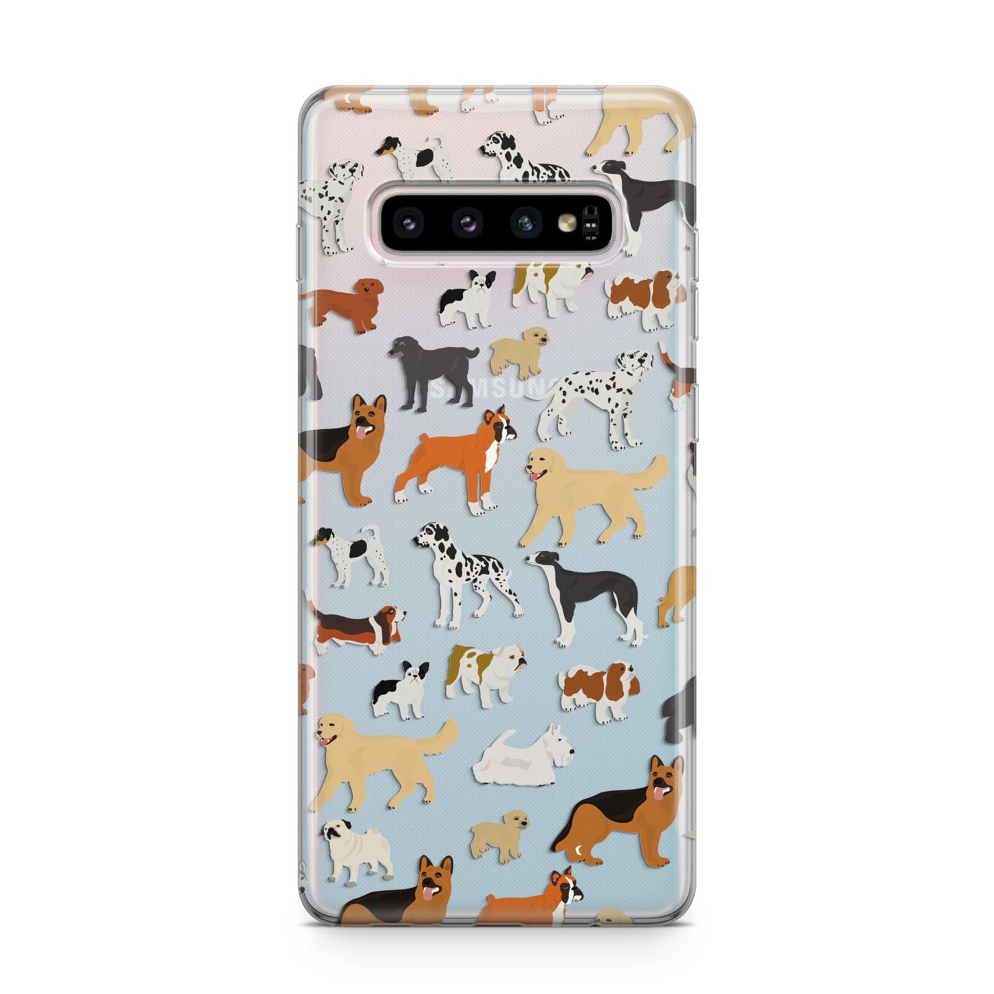 Dog Illustration Samsung Galaxy S10 Plus Case