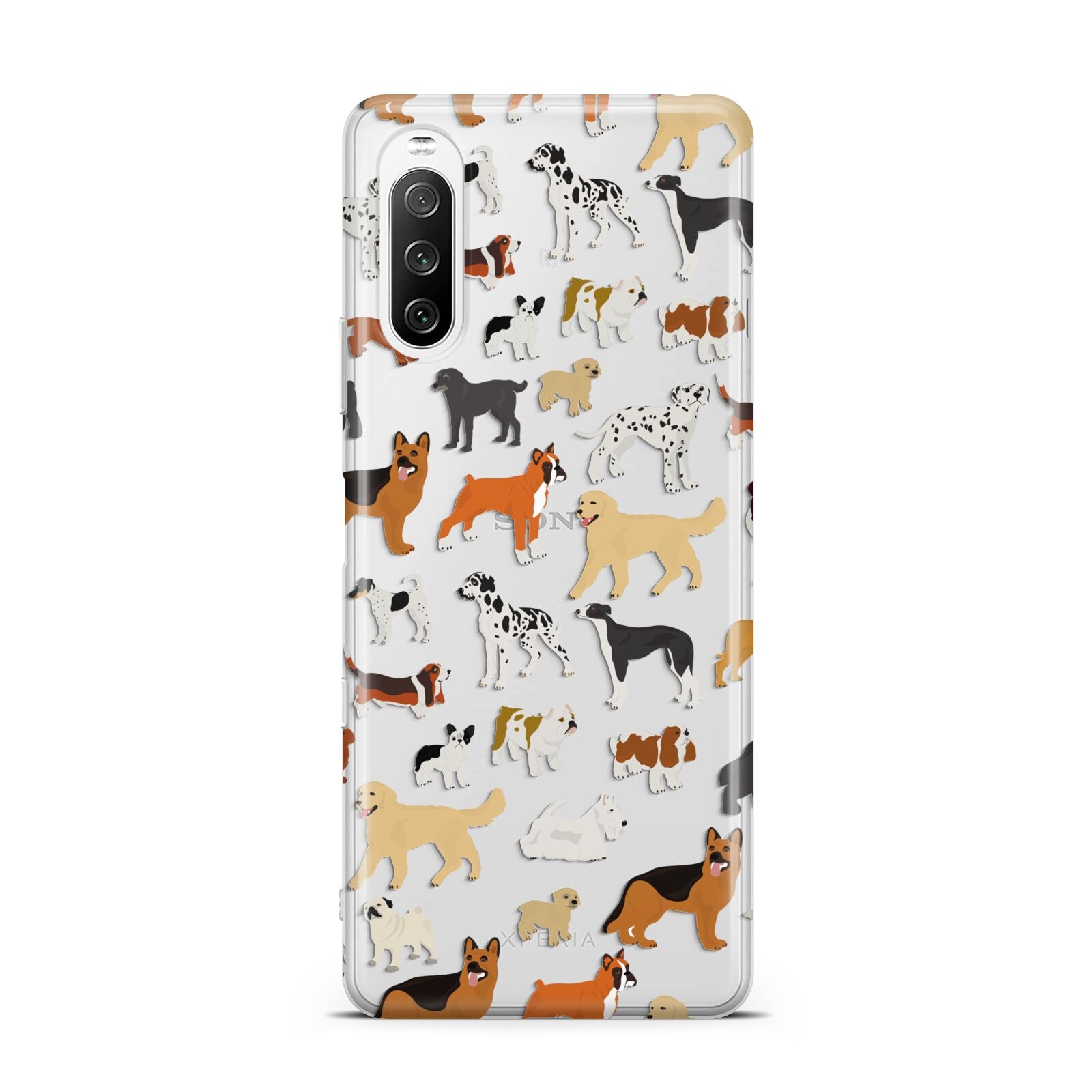 Dog Illustration Sony Xperia 10 III Case