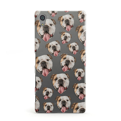 Dog Photo Face Sony Xperia Case