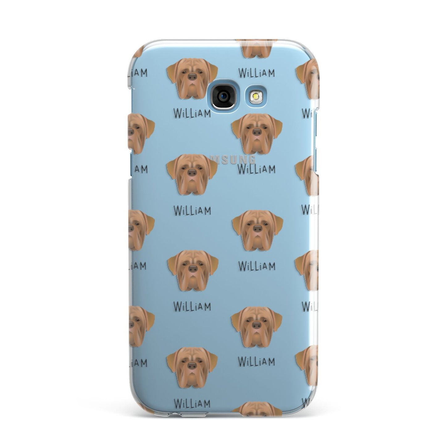 Dogue de Bordeaux Icon with Name Samsung Galaxy A7 2017 Case