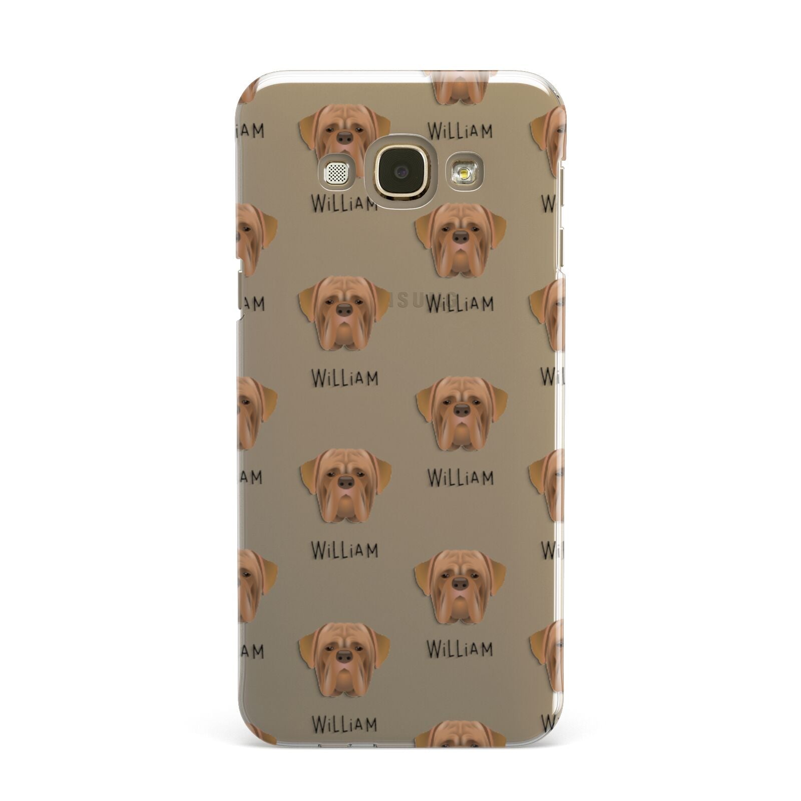 Dogue de Bordeaux Icon with Name Samsung Galaxy A8 Case