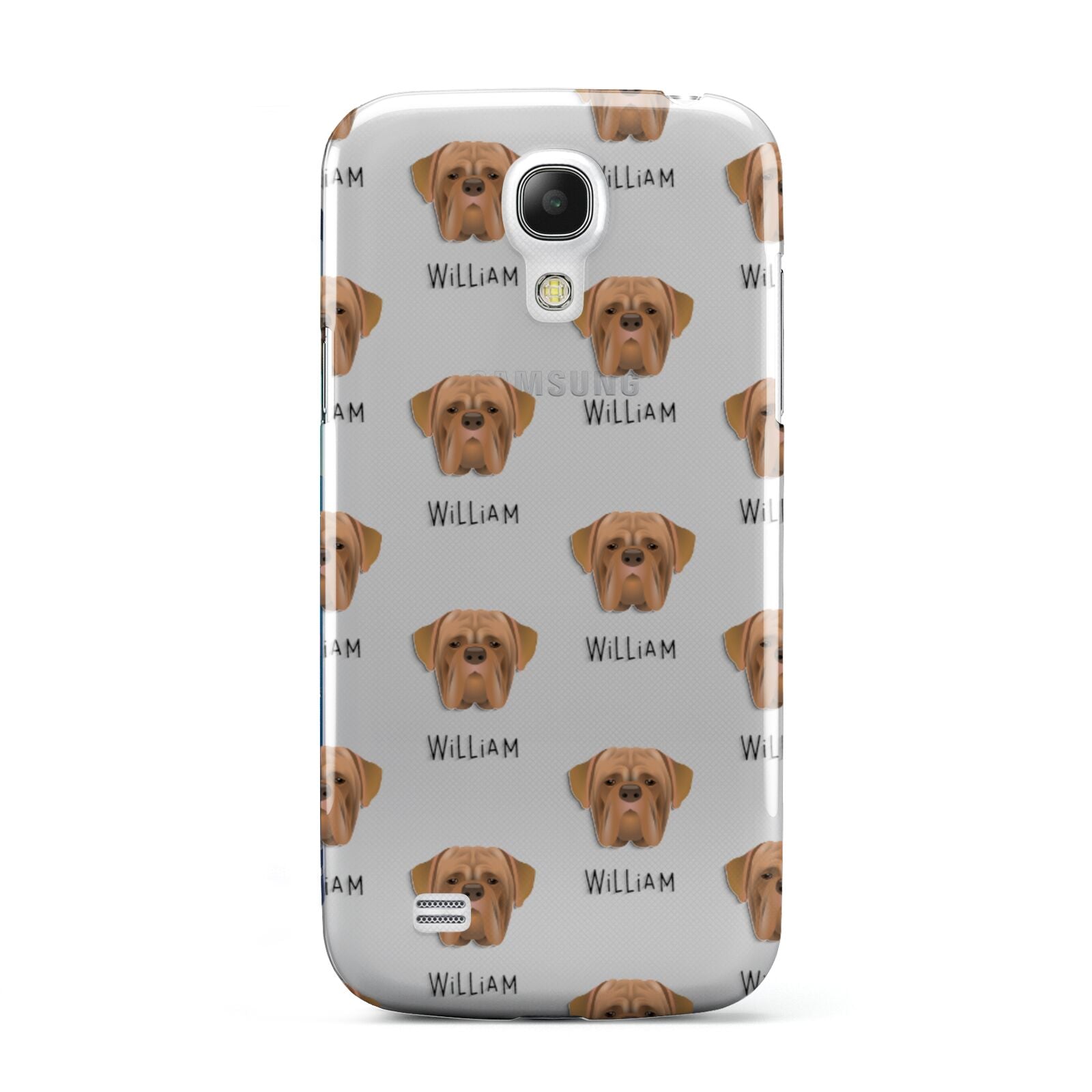 Dogue de Bordeaux Icon with Name Samsung Galaxy S4 Mini Case