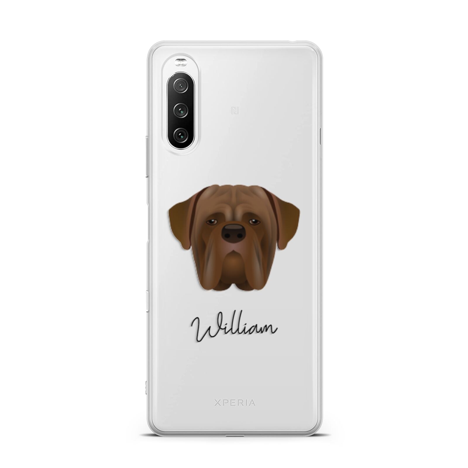 Dogue de Bordeaux Personalised Sony Xperia 10 III Case