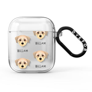 Dorkie Icon with Name AirPods Case