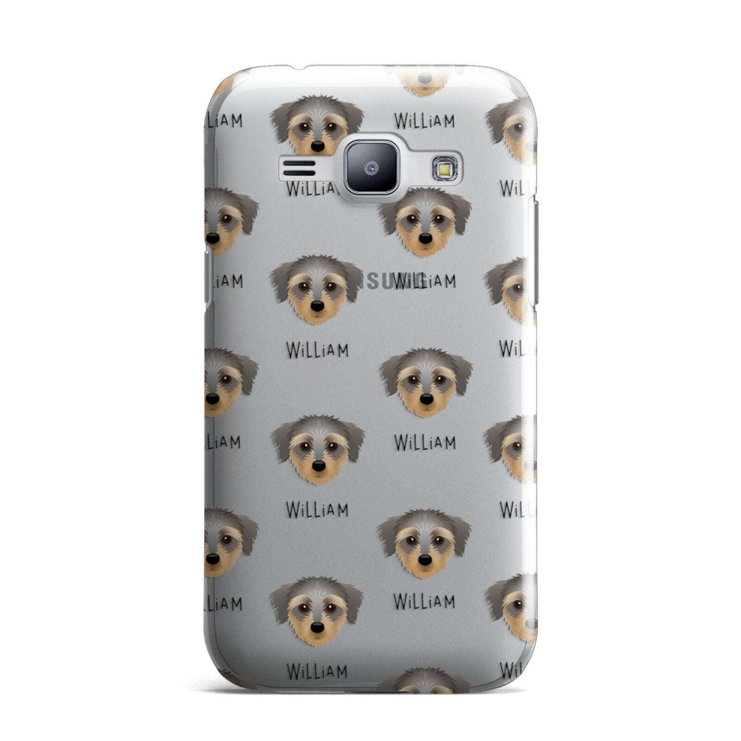 Dorkie Icon with Name Samsung Galaxy J1 2015 Case