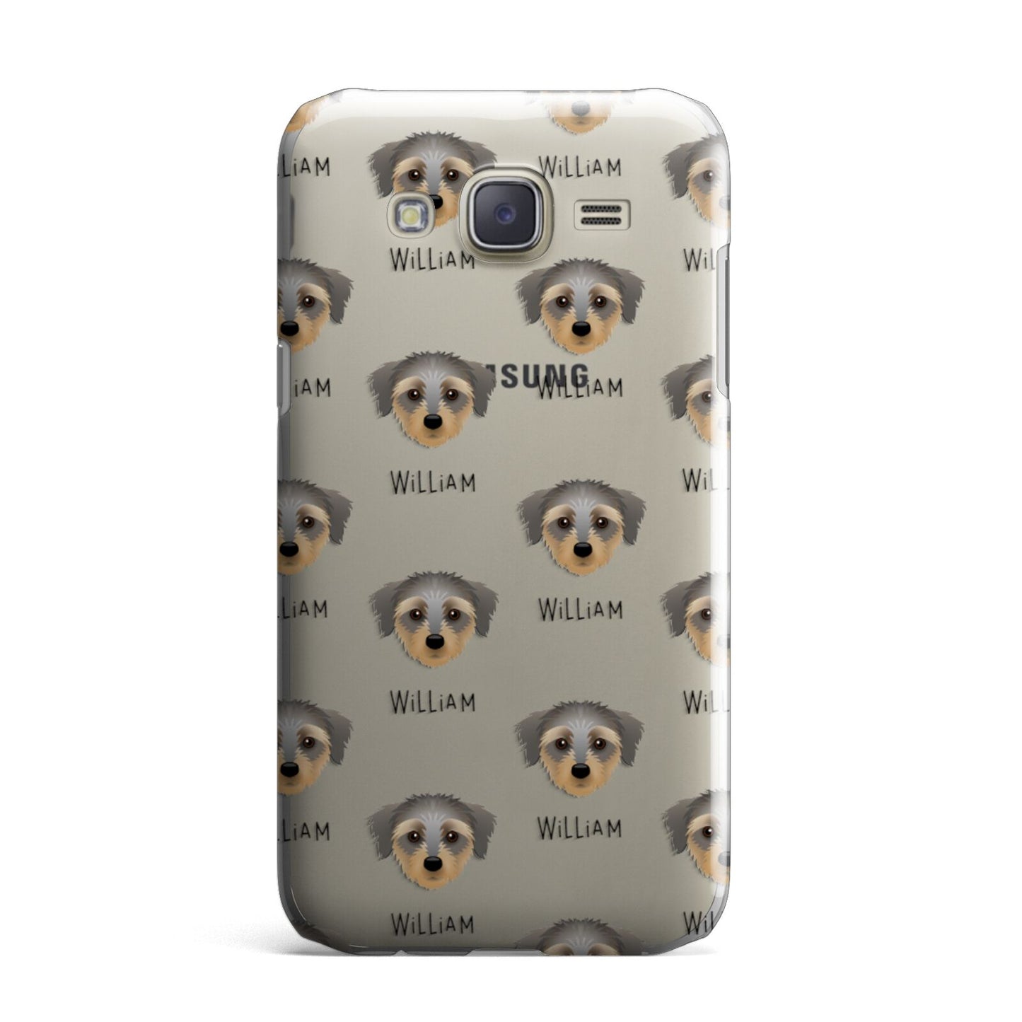 Dorkie Icon with Name Samsung Galaxy J7 Case