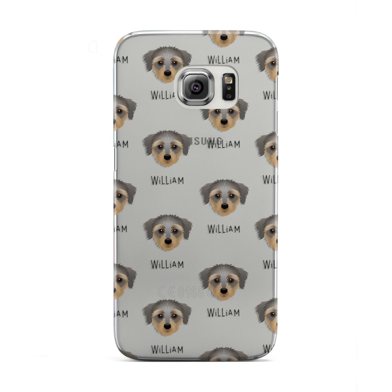 Dorkie Icon with Name Samsung Galaxy S6 Edge Case