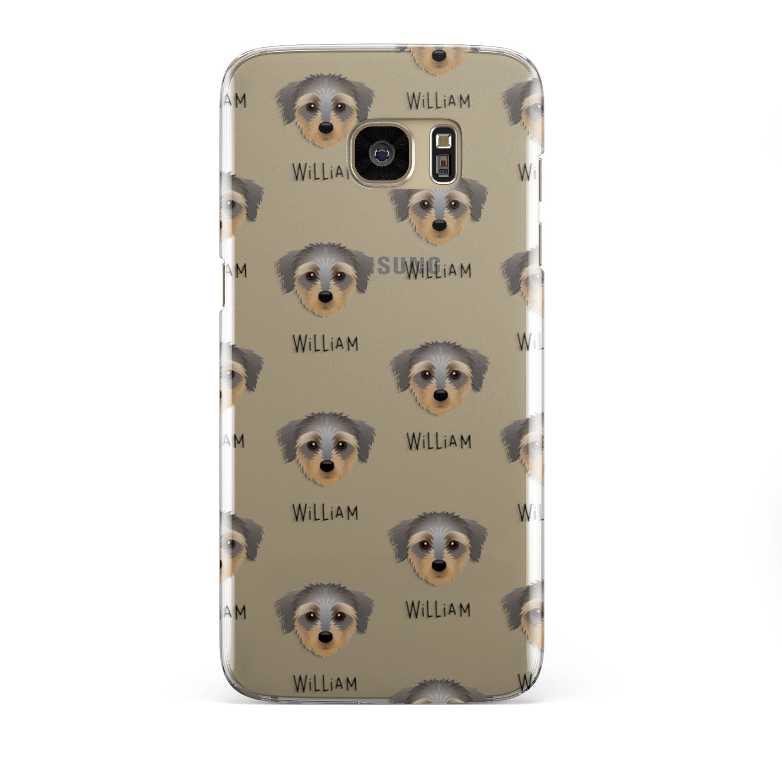 Dorkie Icon with Name Samsung Galaxy S7 Edge Case