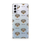 Dorkie Icon with Name Samsung S21 Plus Phone Case