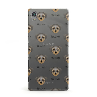 Dorkie Icon with Name Sony Xperia Case