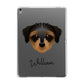 Dorkie Personalised Apple iPad Grey Case