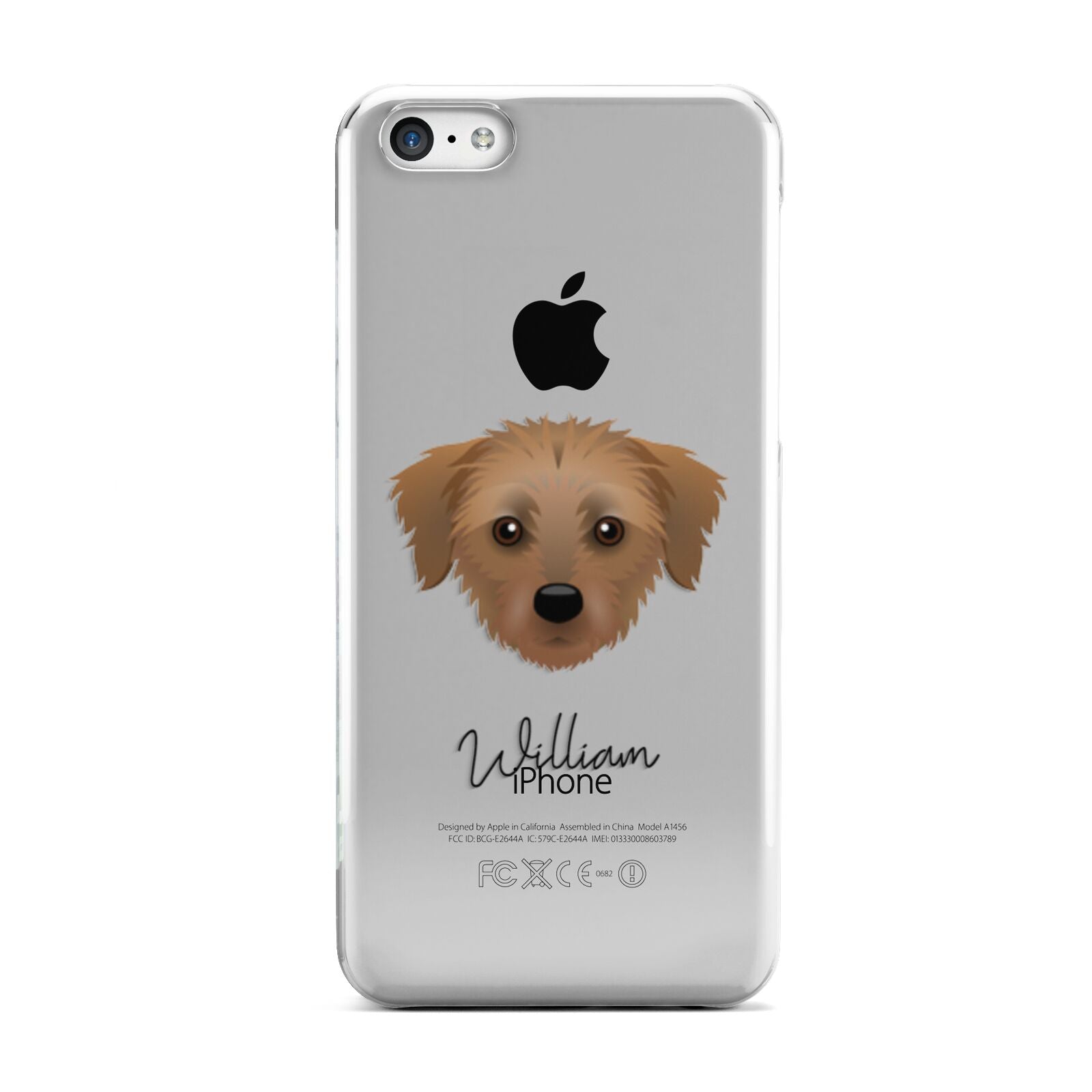 Dorkie Personalised Apple iPhone 5c Case