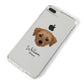 Dorkie Personalised iPhone 8 Plus Bumper Case on Silver iPhone Alternative Image