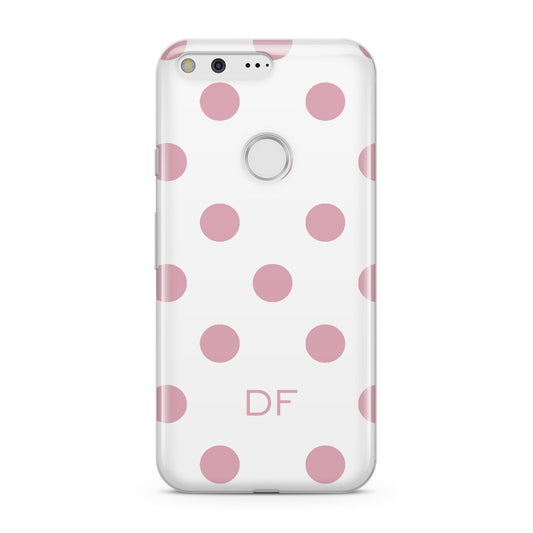 Dots Initials Personalised Google Pixel Case