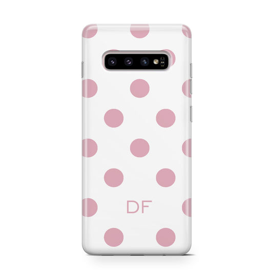 Dots Initials Personalised Protective Samsung Galaxy Case