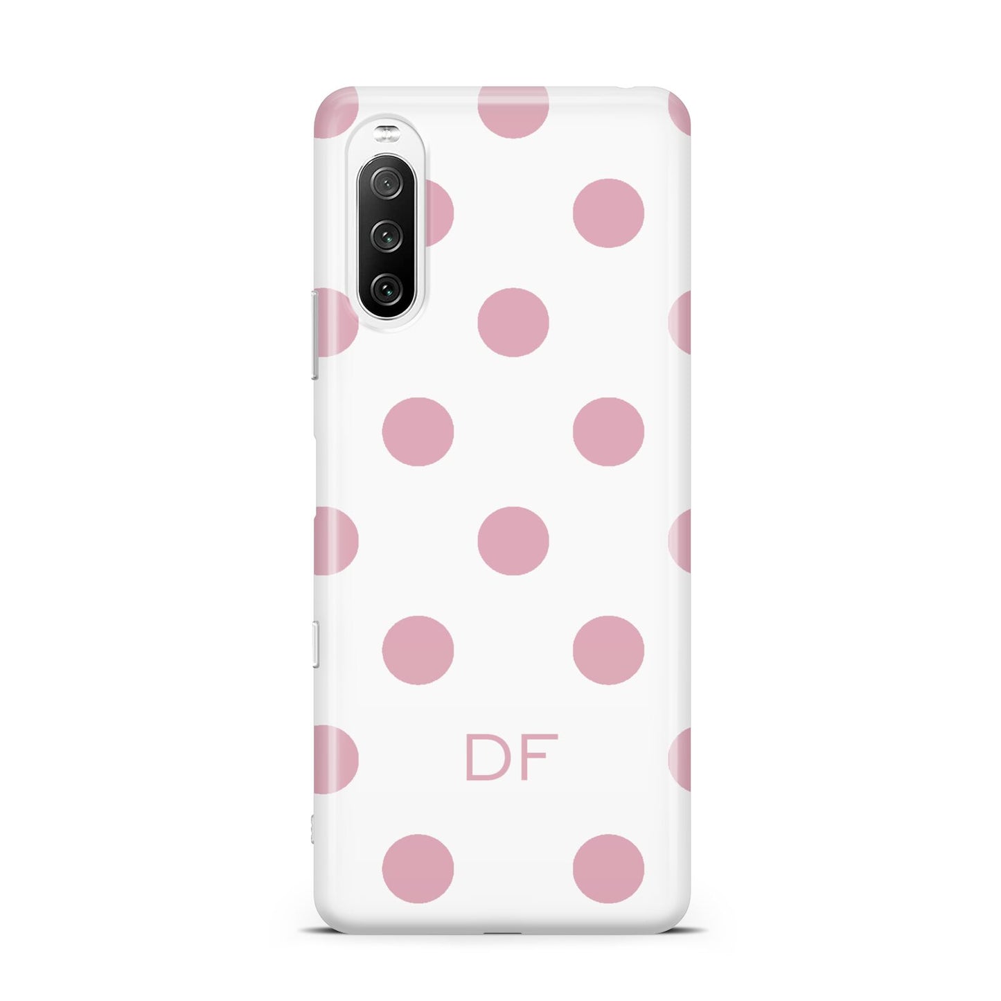 Dots Initials Personalised Sony Xperia 10 III Case