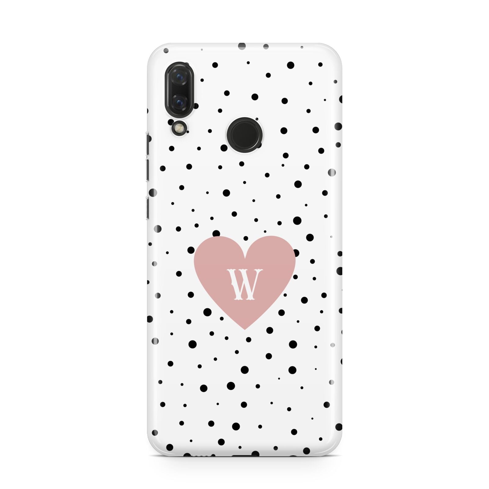 Dotted Pink Heart Personalised Huawei Nova 3 Phone Case