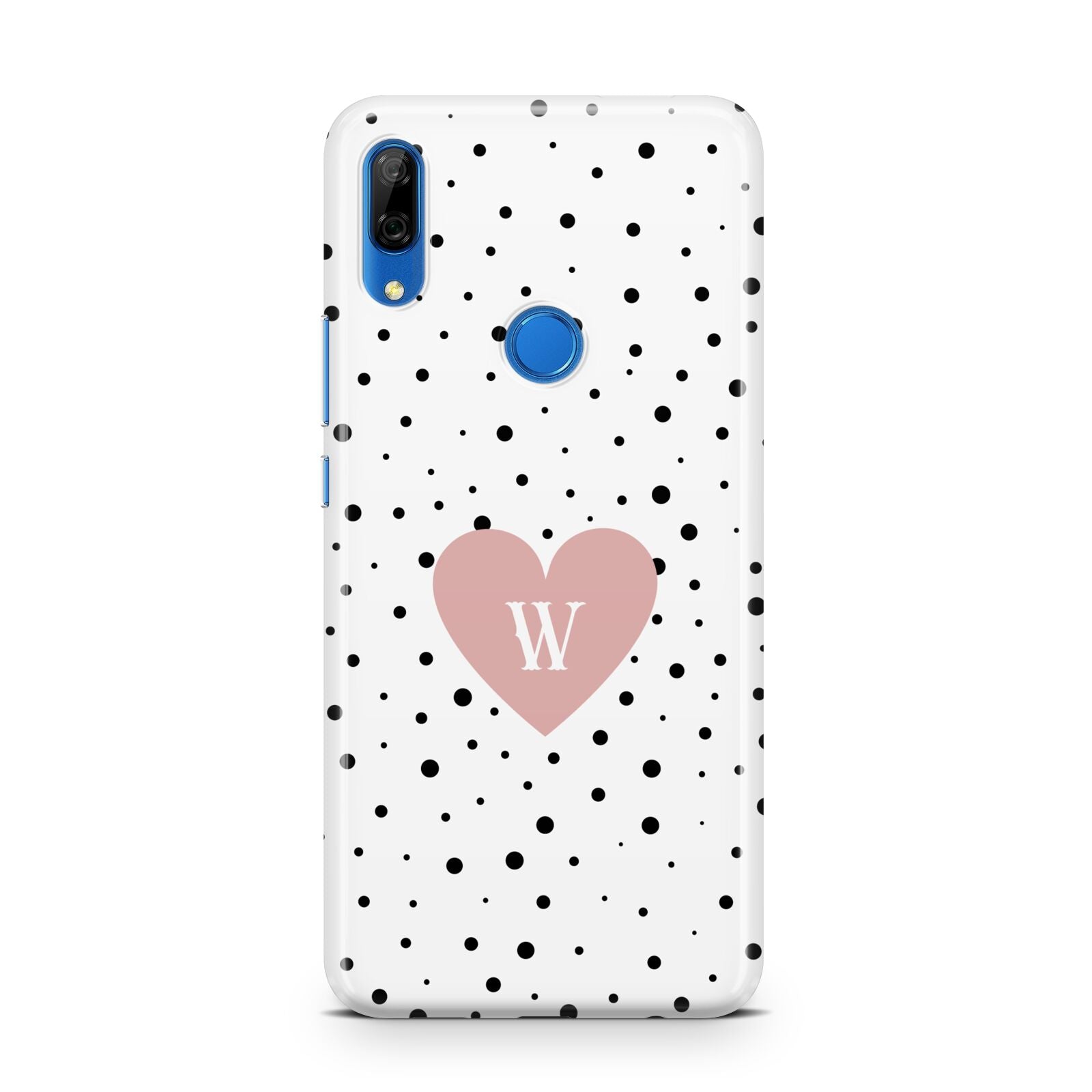 Dotted Pink Heart Personalised Huawei P Smart Z