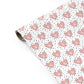 Dotted Pink Heart Personalised Personalised Gift Wrap