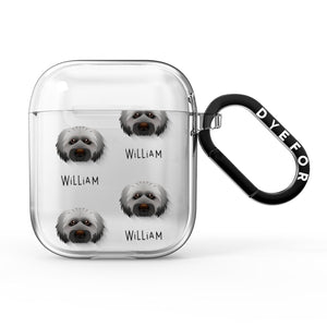 Doxiepoo Icon with Name AirPods Case