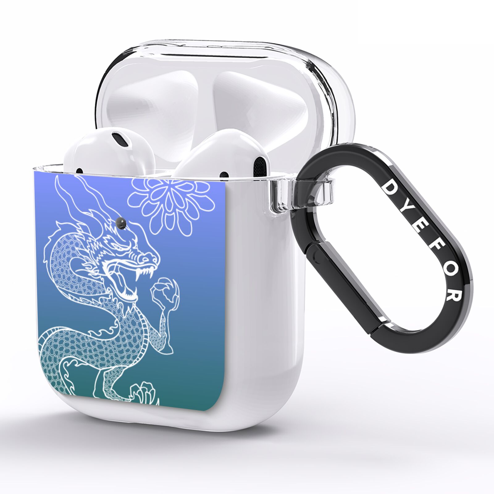 Dragons AirPods Clear Case Side Image