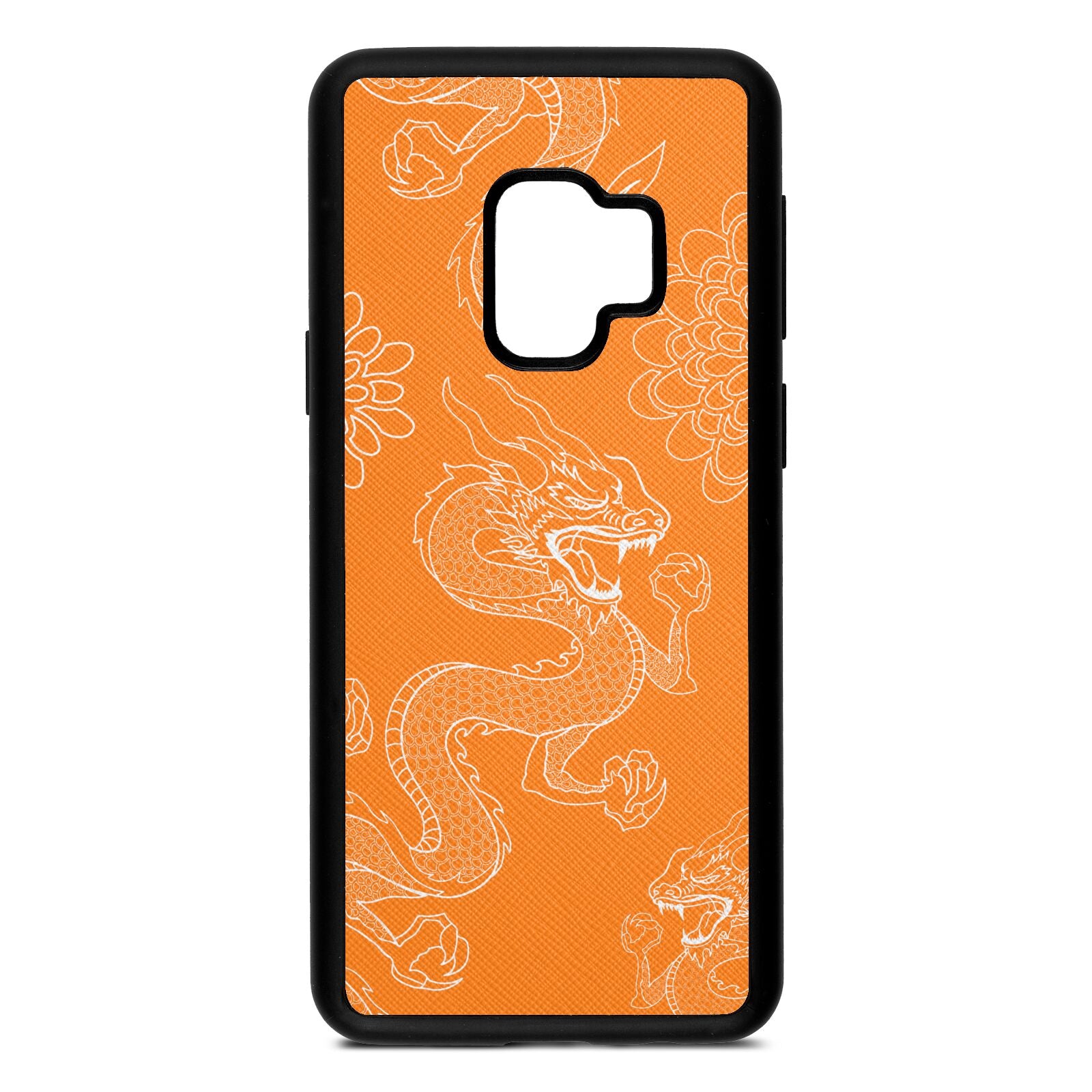 Dragons Saffron Saffiano Leather Samsung S9 Case