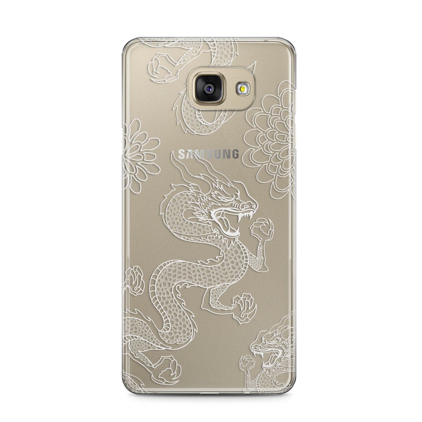 Dragons Samsung Galaxy A5 2016 Case on gold phone