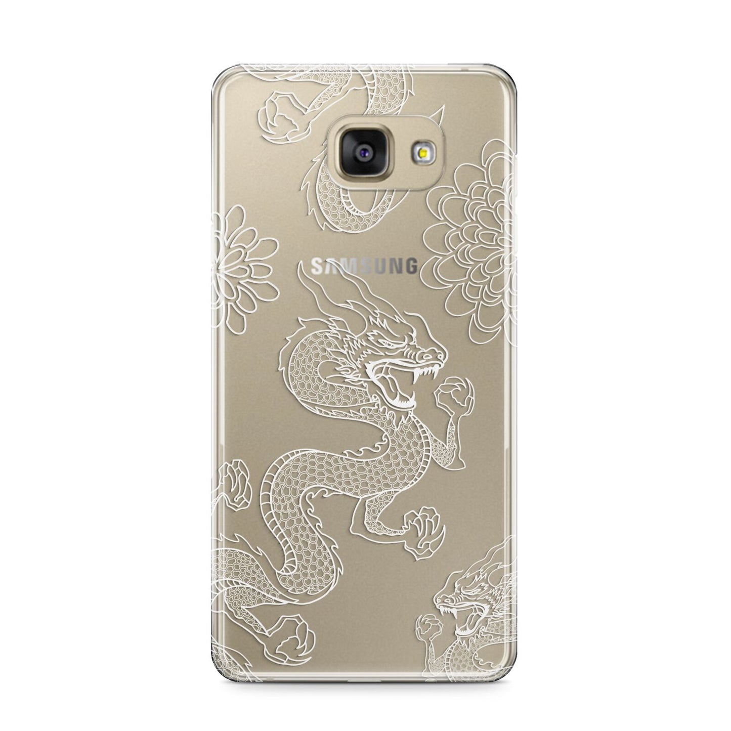 Dragons Samsung Galaxy A9 2016 Case on gold phone