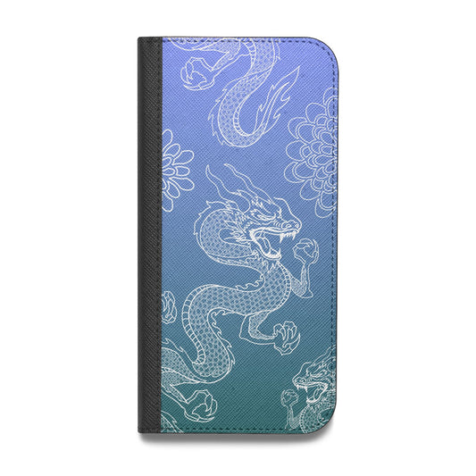 Dragons Vegan Leather Flip iPhone Case