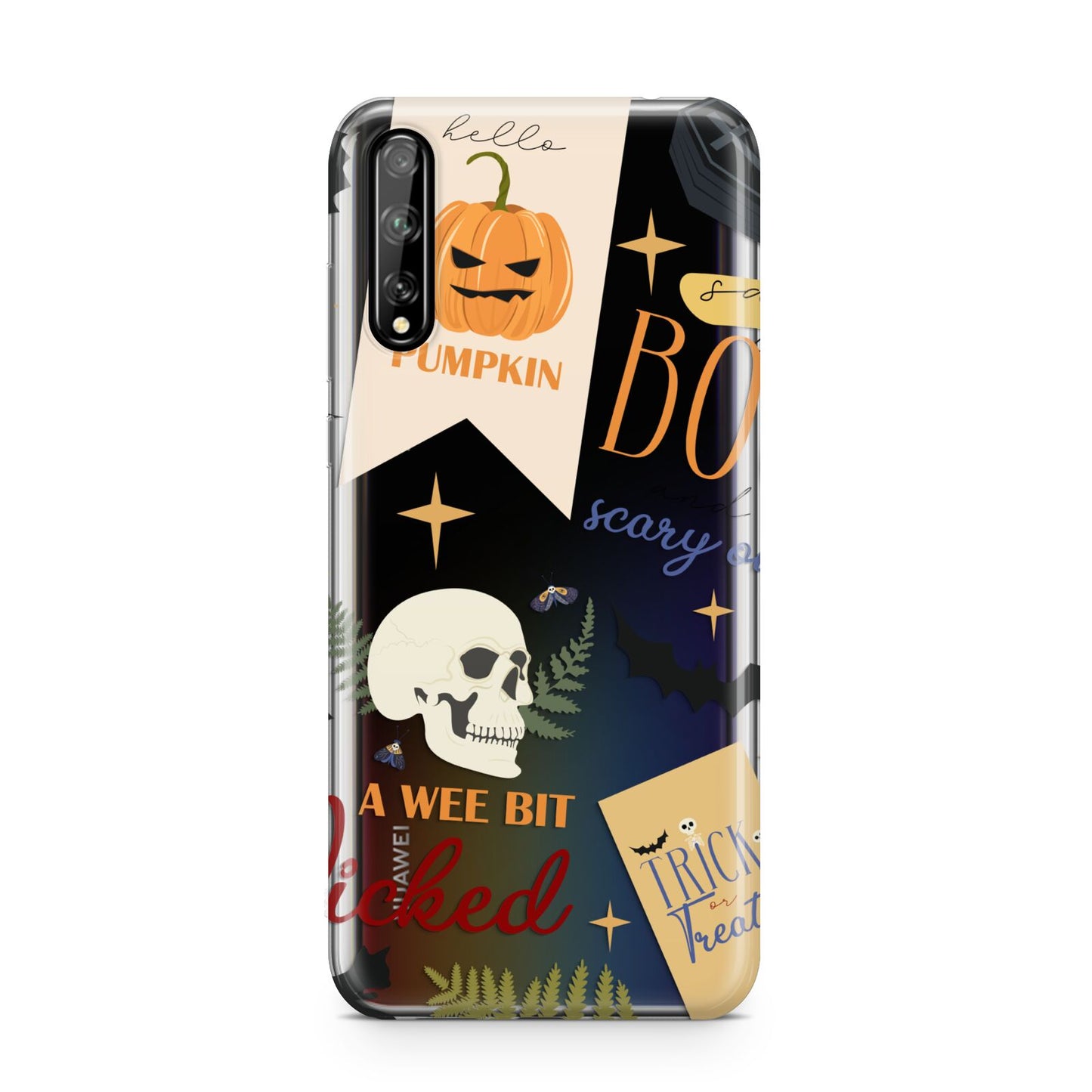 Dramatic Halloween Illustrations Huawei Enjoy 10s Phone Case