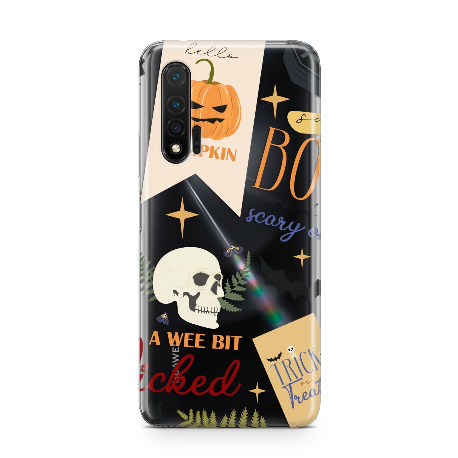 Dramatic Halloween Illustrations Huawei Nova 6 Phone Case