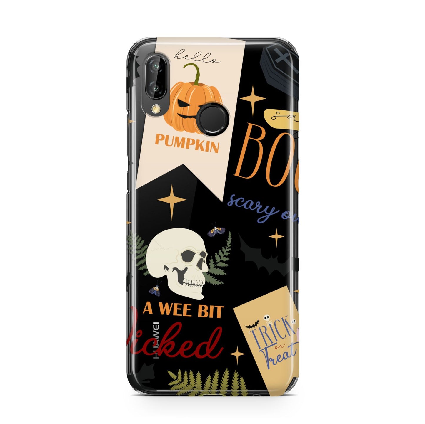 Dramatic Halloween Illustrations Huawei P20 Lite Phone Case