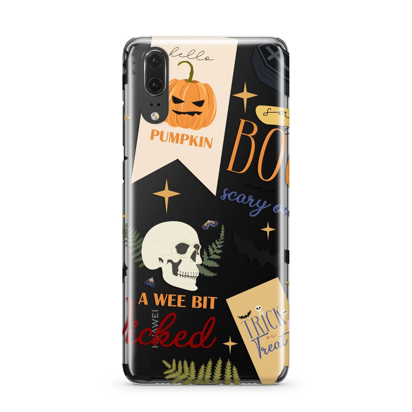 Dramatic Halloween Illustrations Huawei P20 Phone Case