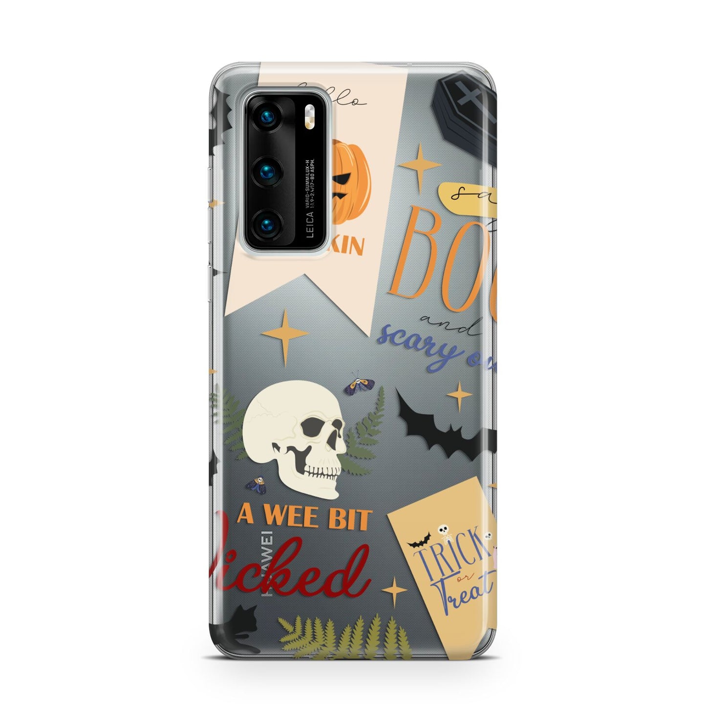 Dramatic Halloween Illustrations Huawei P40 Phone Case