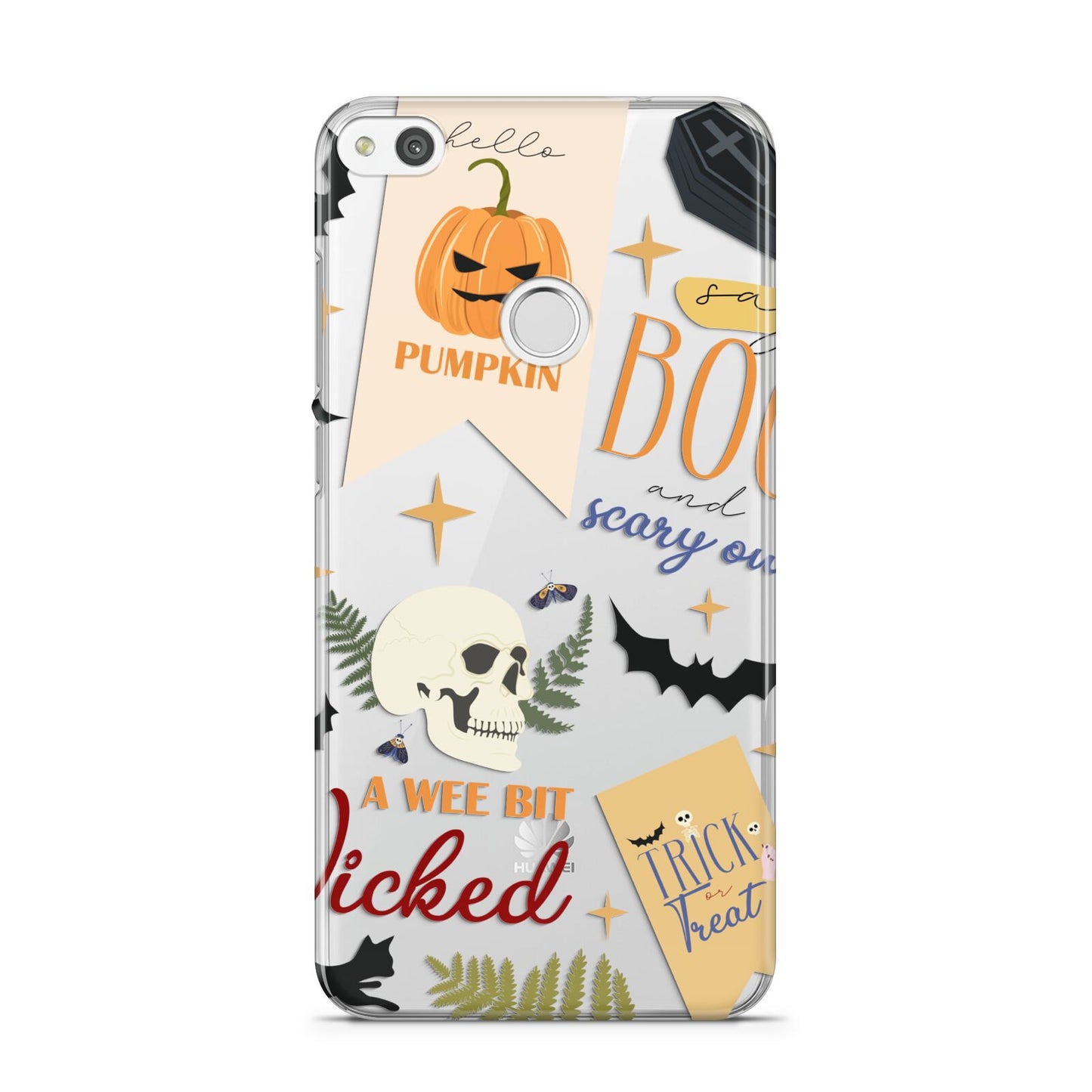 Dramatic Halloween Illustrations Huawei P8 Lite Case