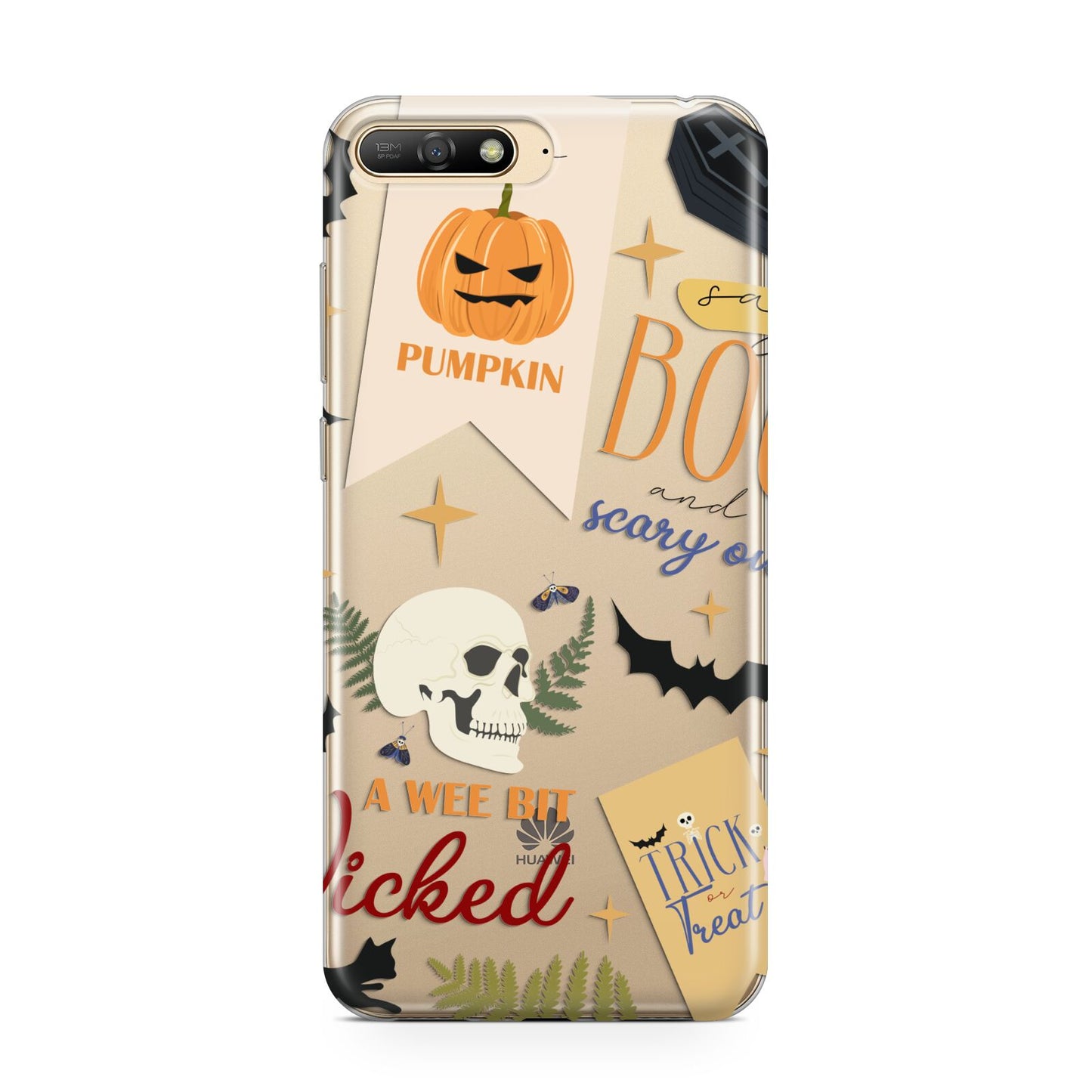 Dramatic Halloween Illustrations Huawei Y6 2018